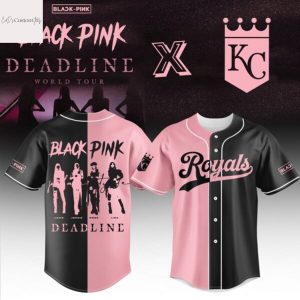 Kansas City Royals x Blackpink Deadline World Tour Baseball Jersey