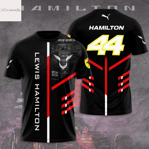 Lewis Hamilton Racing Team 3D T-Shirt