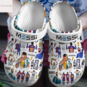 Lionel Messi Football Soccer Sport GOAT Crocs
