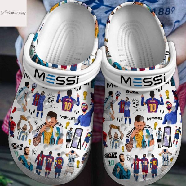 Lionel Messi Football Soccer Sport GOAT Crocs