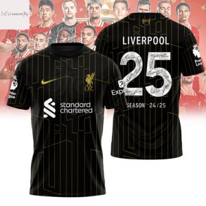 Liverpool Season 2024-2025 Signature 3D T-Shirt