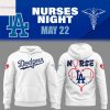 Los Angeles Dodgers Nurses 2025 Blue Hoodie