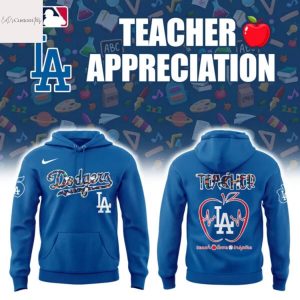 Los Angeles Dodgers Teacher 2025 Blue Hoodie
