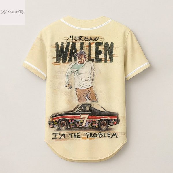 Morgan Wallen Im The Problem Baseball Jersey