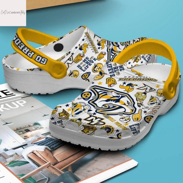 Nashville Predators Go Preds Crocs