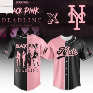 New York Mets x Blackpink Deadline World Tour Baseball Jersey