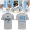 North Carolina Tar Heels 2025 ACC Baseball Conference Tournament Champions 3D T-Shirt