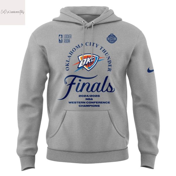 Oklahoma City Thunders Western Conference Champs Finals 2025 Hoodie