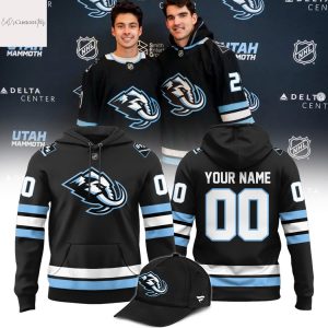 Personalized 2025 Utah Mammoth Black Hoodie