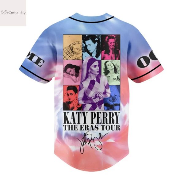 Personalized Katy Perry The Eras Tour Signature Baseball Jersey