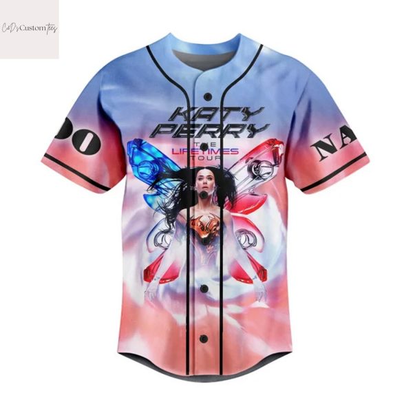 Personalized Katy Perry The Eras Tour Signature Baseball Jersey