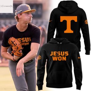Tennessee Volunteers Baseball Jesus Won 2025 Hoodie