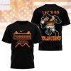 Tennessee Volunteers Baseball Lets Go Volunteers 3D T-Shirt