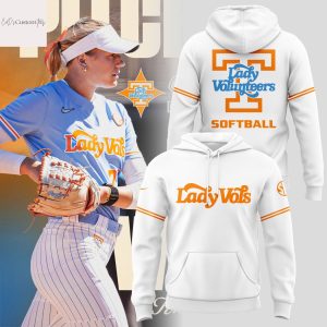 Tennessee Volunteers Lady Softball 2025 Hoodie – White