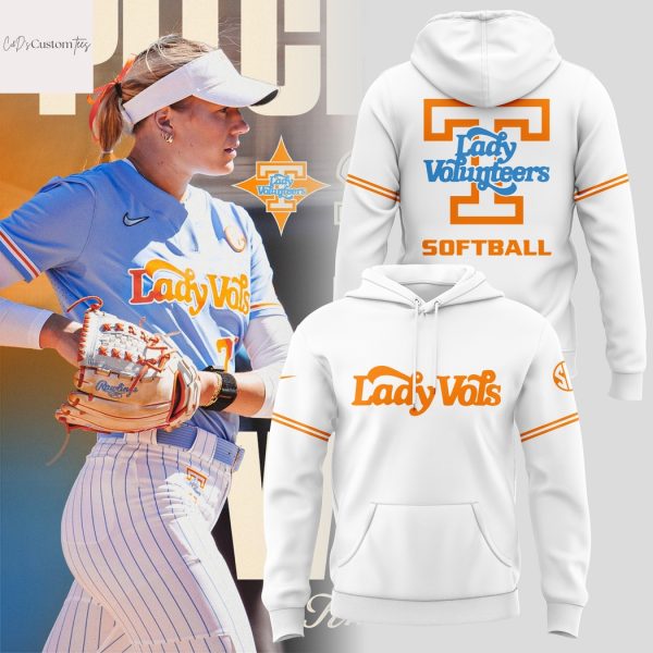 Tennessee Volunteers Lady Softball 2025 Hoodie – White