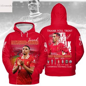 Thank You Trent Alexander-Arnold 2004-2025 Signature Liverpool Football Club Hoodie