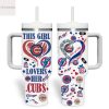 This Girl Love Her New York Yankees Lets Go Yankees Tumbler With Handle And Straw