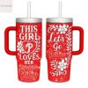 This Girl Love Her Texas Rangers Go Rangers Tumbler With Handle And Straw