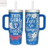 This Girl Love Her Texas Rangers Go Rangers Tumbler With Handle And Straw