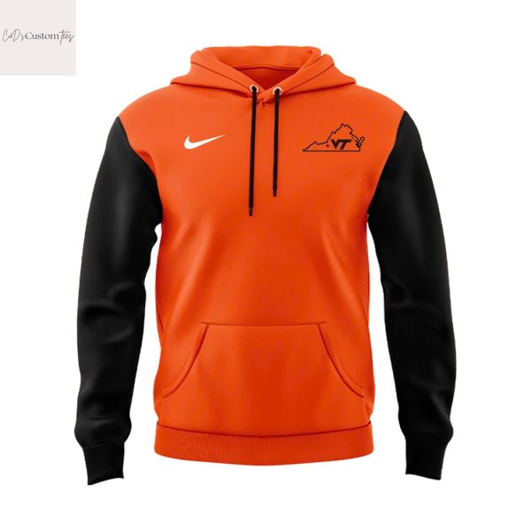 Virginia Tech Hokies Orange Black 2025 Hoodie