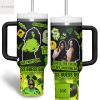 Eminem Hi My Name Is Slim Shady Design Tumbler With Handle And Straw