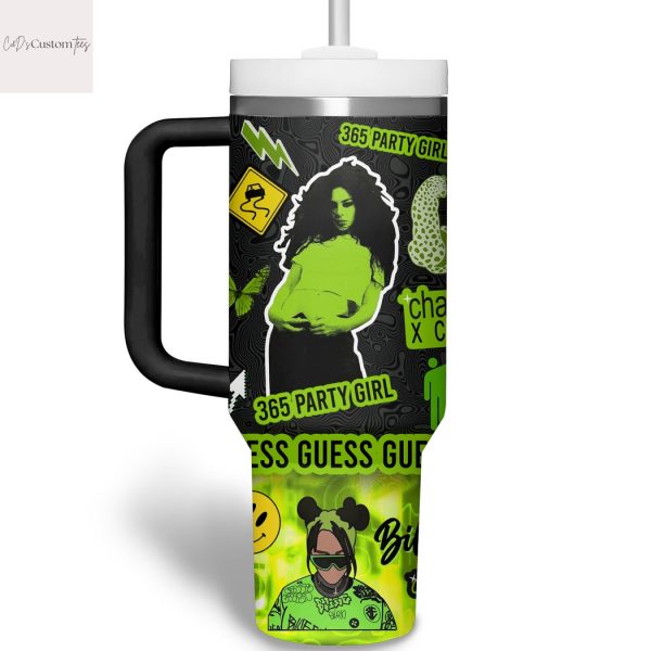 365 Party Girl Charli XCX Tumbler With Handle And Straw