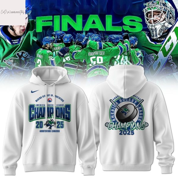 Abbotsford Canucks America Hockey League Champions Hoodie