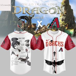 Arizona Diamondbacks How To Train Your Dragon Baseball Jersey