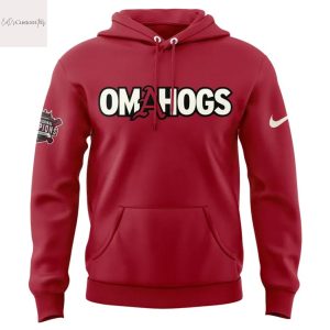 Arkansas Razorbacks Baseball Omahogs Super Regionals Champions Hoodie