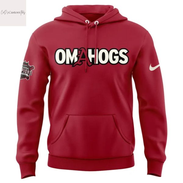 Arkansas Razorbacks Baseball Omahogs Super Regionals Champions Hoodie