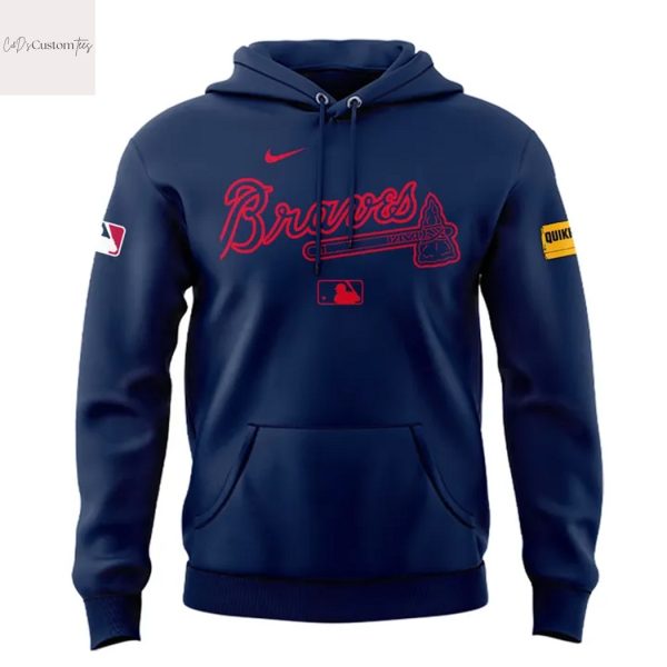Atlanta Braves Baseball Braves Strength Navy Hoodie