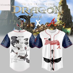 Atlanta Braves How To Train Your Dragon Baseball Jersey
