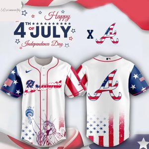 Atlanta Braves Independence Day 2025 Baseball Jersey