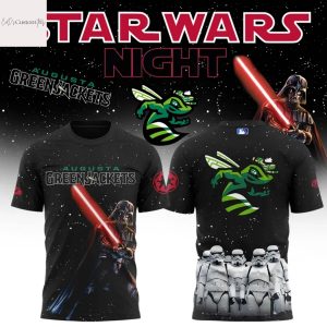 Augusta GreenJackets x Star War 2025 3D T-Shirt