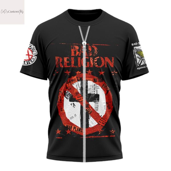 Bad Religion 1980-2025 We ll All Happen Again 3D T-Shirt