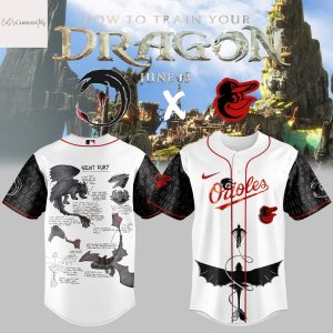 Baltimore Orioles How To Train Your Dragon Baseball Jersey