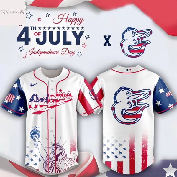 Baltimore Orioles Independence Day 2025 Baseball Jersey