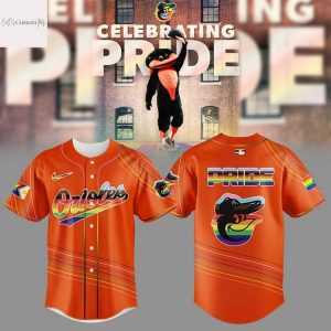 Baltimore Orioles Pride Month Baseball Jersey