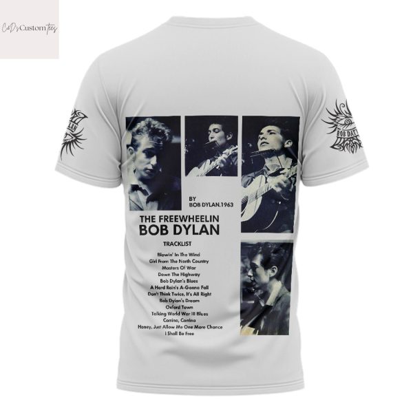 Bob Dylan Blowin In The Wind 3D T-Shirt