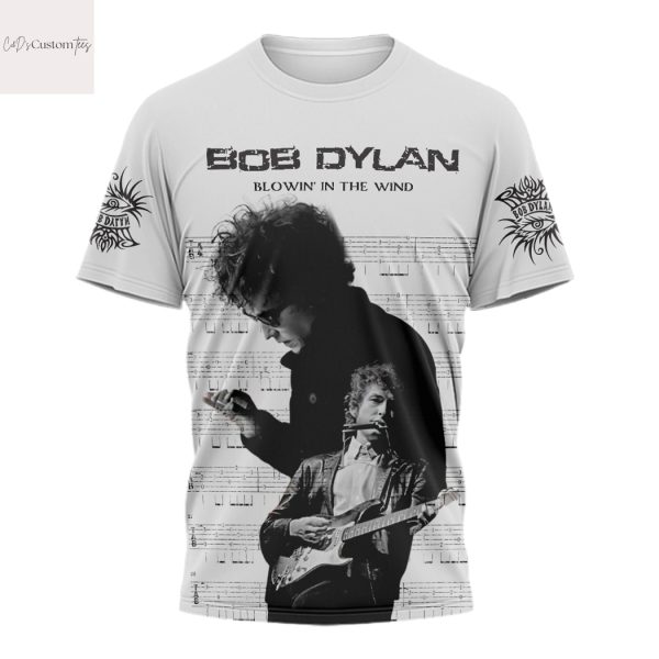 Bob Dylan Blowin In The Wind 3D T-Shirt