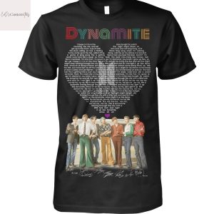 BTS Dynamite Signature Unisex T-Shirt