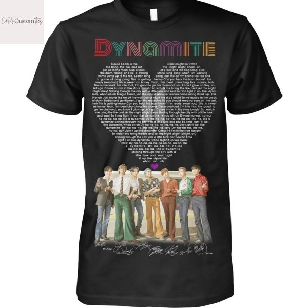 BTS Dynamite Signature Unisex T-Shirt