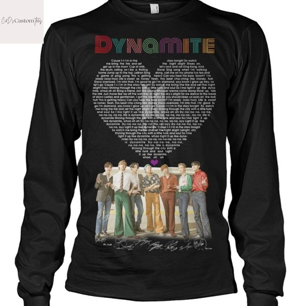BTS Dynamite Signature Unisex T-Shirt