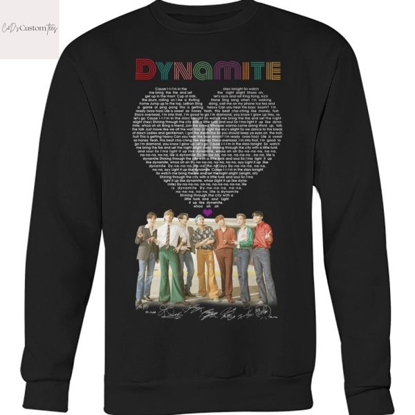 BTS Dynamite Signature Unisex T-Shirt