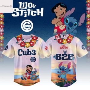 Chicago Cubs x Lilo & Stitch Baseball Jersey