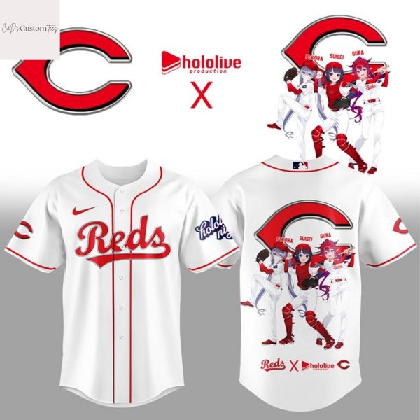 Cincinnati Reds Hololive Night Baseball Jersey