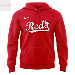 Cincinnati Reds Kitty Red Hoodie