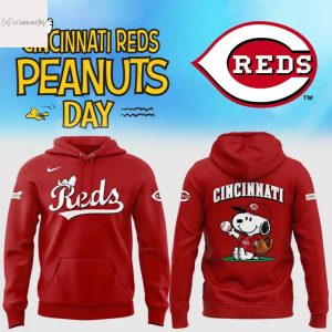 Cincinnati Reds Peanuts Snoopy Red Hoodie