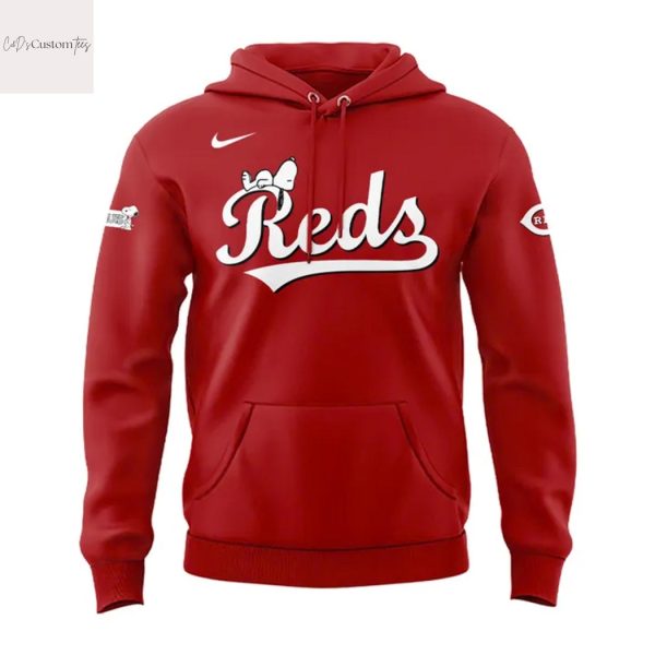 Cincinnati Reds Peanuts Snoopy Red Hoodie