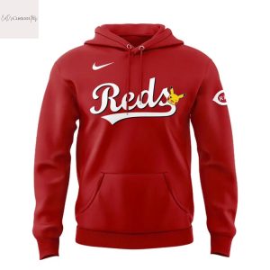 Cincinnati Reds Pikachu Red Hoodie